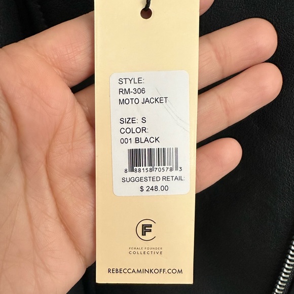 Rebecca Minkoff Faux leather Moto Jacket - Picture 9 of 9